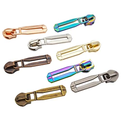 Custom Clothing Bag Rainbow Metal Zipper End Branding Manufacturer