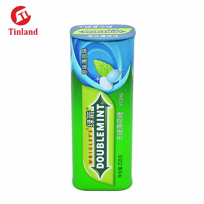
Promotional tin box for chewing gum/ bubble gum 