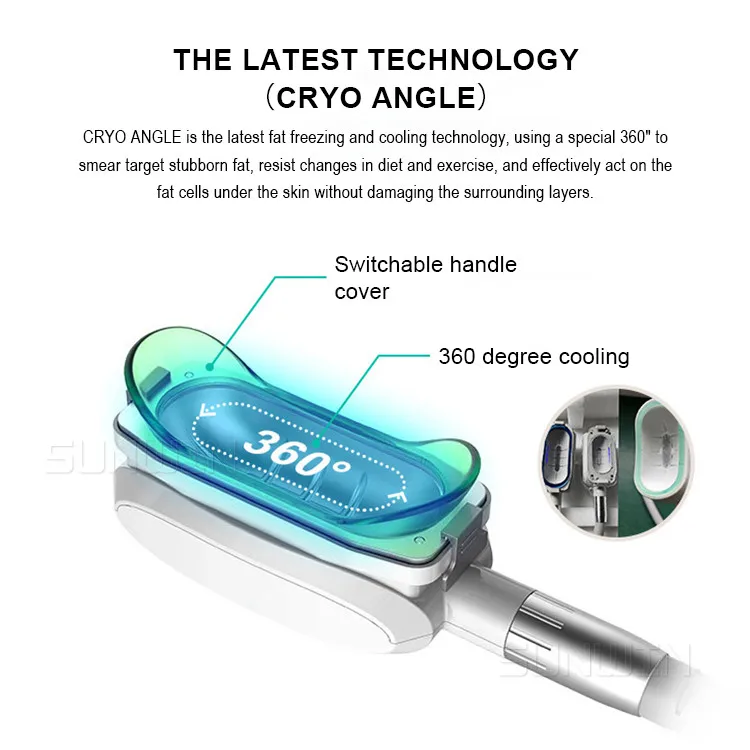 2021 NEW 2 in 1 Cryotherapy freezing Antifreeze membrane cool slimming body fat reduction cryolipolyse