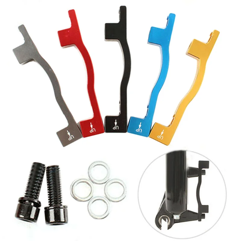 Aluminum Alloy   Bicycle Adapter PM Caliper  Bike Disc Brake Rotors Front Rear 180mm 203mm cycling Accessory Adapter