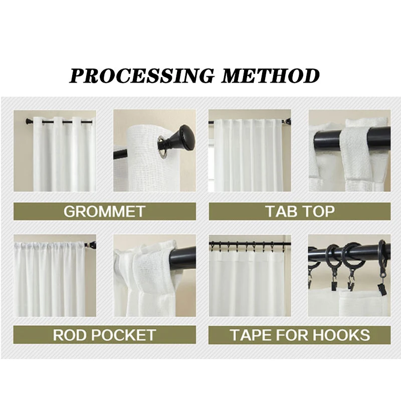 Deluxe blackout curtains new trend  Linen grain 100% Blackout Curtain Fabric for Home for Hotel