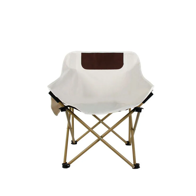 Luxury Oversized Lazy Round Sofa Padded Saucer Portable Folding Camping Moon Chair For Adults