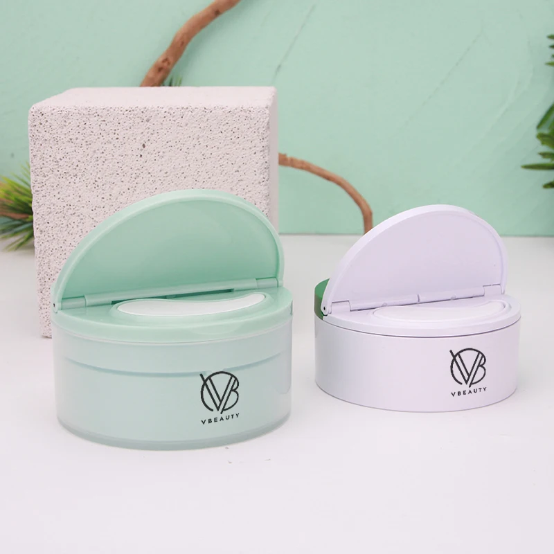 Cosmetic 100g Cream Jar PET Plastic Face Cream Jar Customized Logo for Round Double-wall Cosmetic Jar