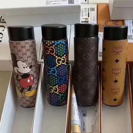 
OEM 500ml LED Temperature Display Smart bottle Thermos Smart Intelligent Termo Digital Vacuum Flask Tumbler cups designer 