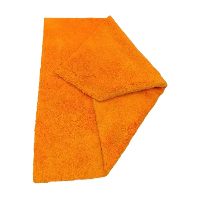 550gsm 500gsm 40x40cm Super Soft Simple Houseware Microfiber Cleaning Cloth Edgeless Coral Fleece Car Towel