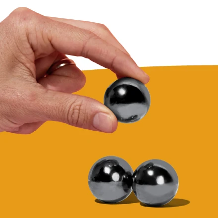 Magnetic Hematite ball for stress and anxiety relief Magnetic Ball for Daneng Stress Ball 33 mm diameter sphere magnet for fun