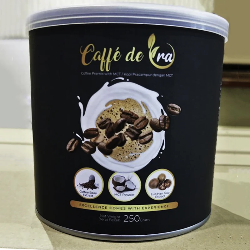 High Quality 100% Keto Caffe de Ora Instant Coffee with Natural Nutritious Luo Han Guo extract