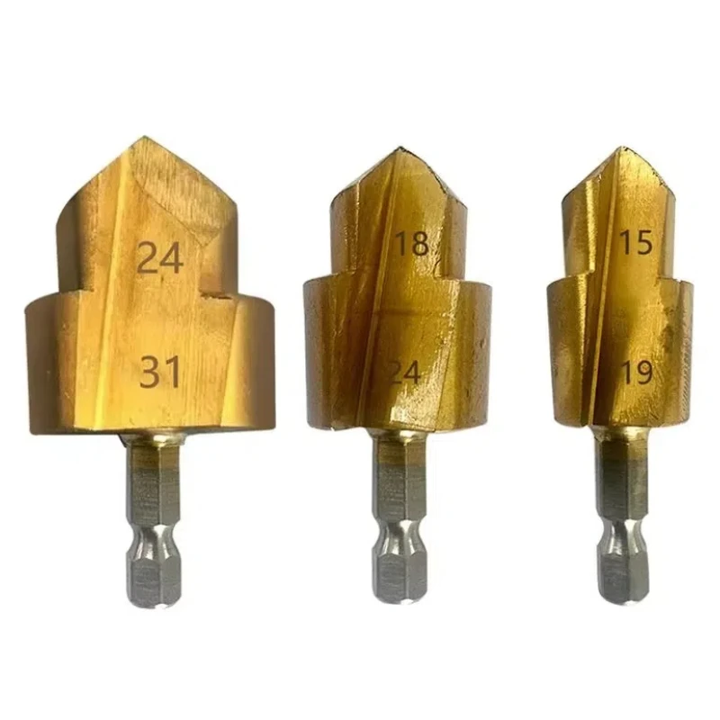 PPR reaming drill bit PVC water pipe accessories drill bit hexagonal handle drill bit
