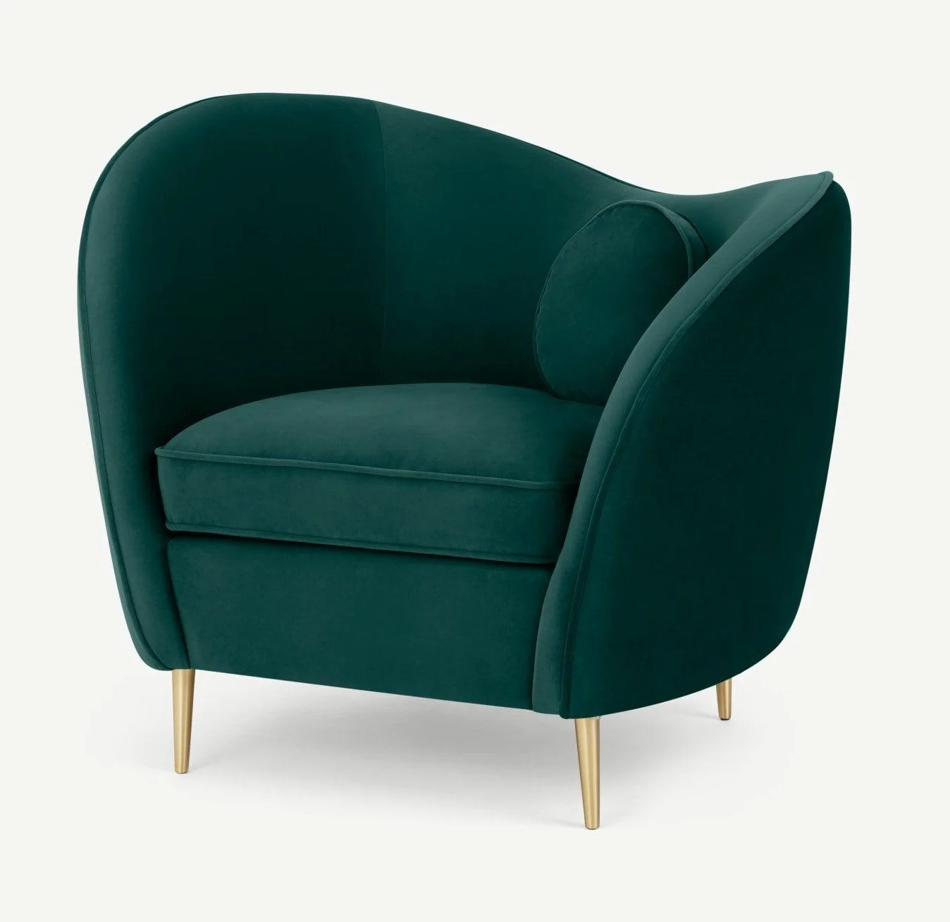 Luxury Modern Velvet Accent Arm Lounge Velvet Chair Burgundy Luxury Velvet Arm Accent Single Modern Chair