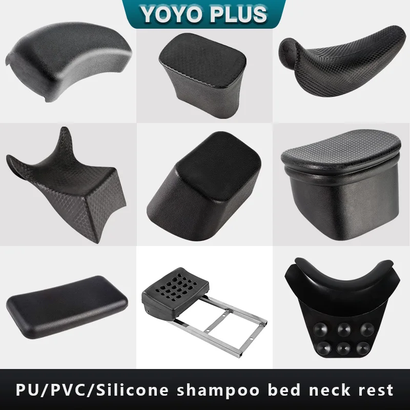 New product Soft Silicone rubber Neck Rest Pillow for Salon Shampoo Chair Shampoo Bowl Sink Hair Washing Basin Neck Rest