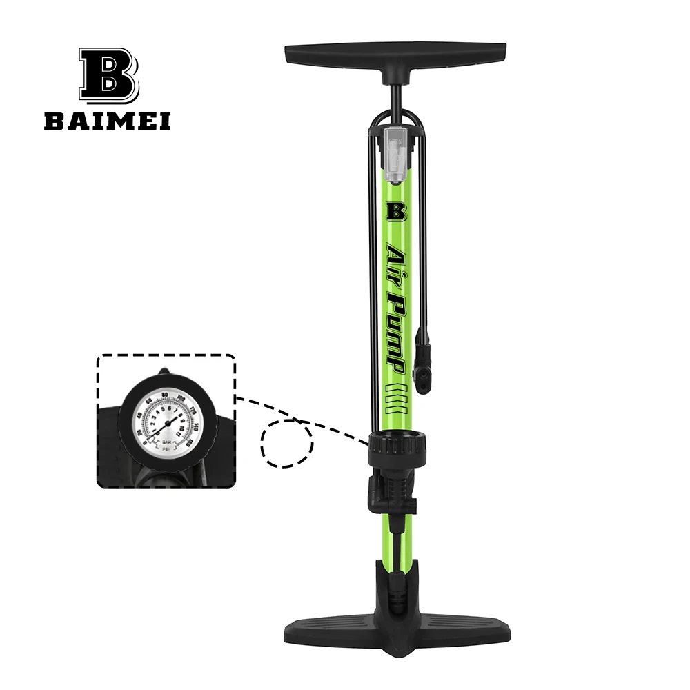 BM Wholesale Mountain Bicycle Pump Floor Type Bike Hand Pump with Best Price Hot Sell Mini Bike Pump with barometer