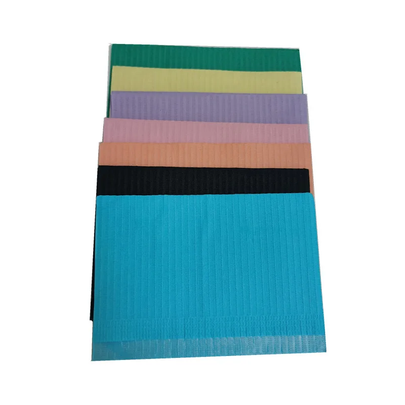 
Medical center health supplies, dental bib medical disposable supplies, 3 layers of silky and waterproof material 