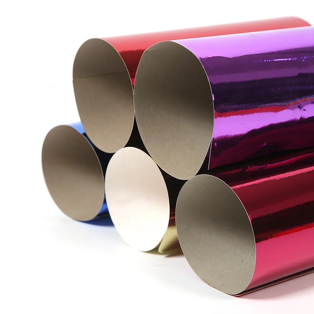 Silver /gold  laminated paper for printing and packaging box