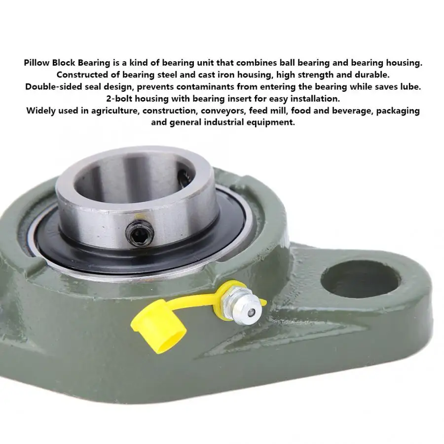 UCFL204 UCFL205 UCFL205-16 UCFL204-12 UCFL207 Cast Iron Mounted Insert Bearing Housing Pillow Block Bearing