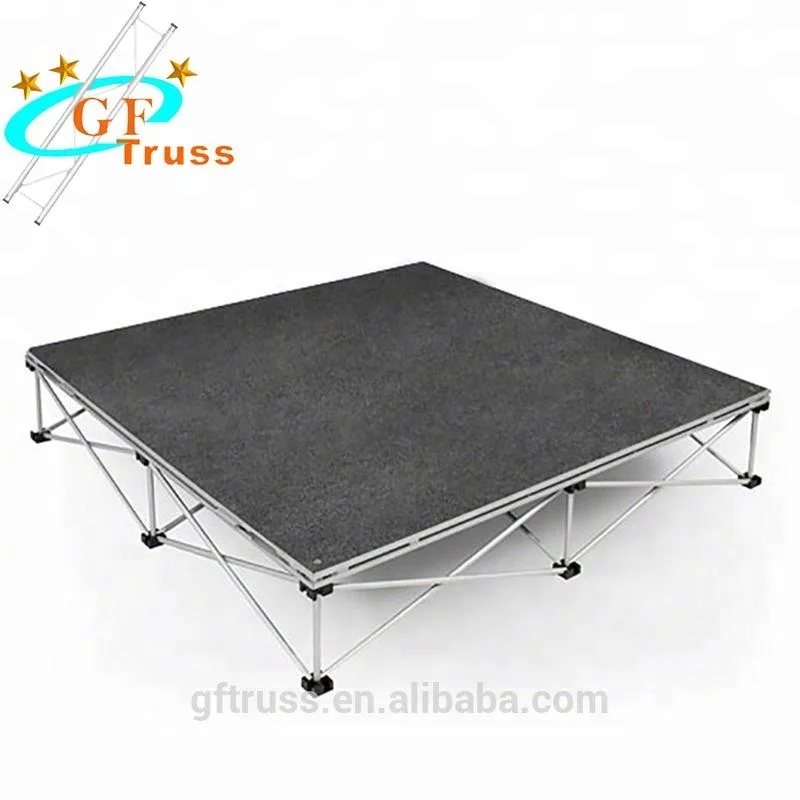 new portable GF aluminum stage deck for events mini stage platform from Chinese manufacturers