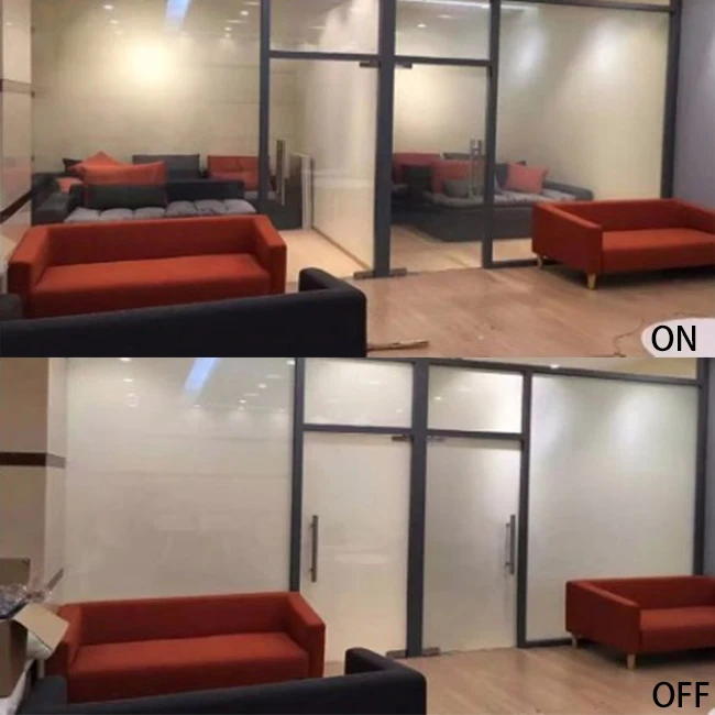 Switchable Electricity Glass Smart PDLC Building Glass Film Electric Controlled Smart Film