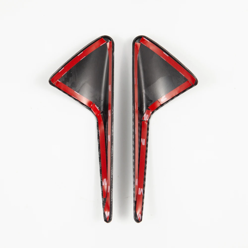 Tesla Model 3 plastic and carbon fiber side camera