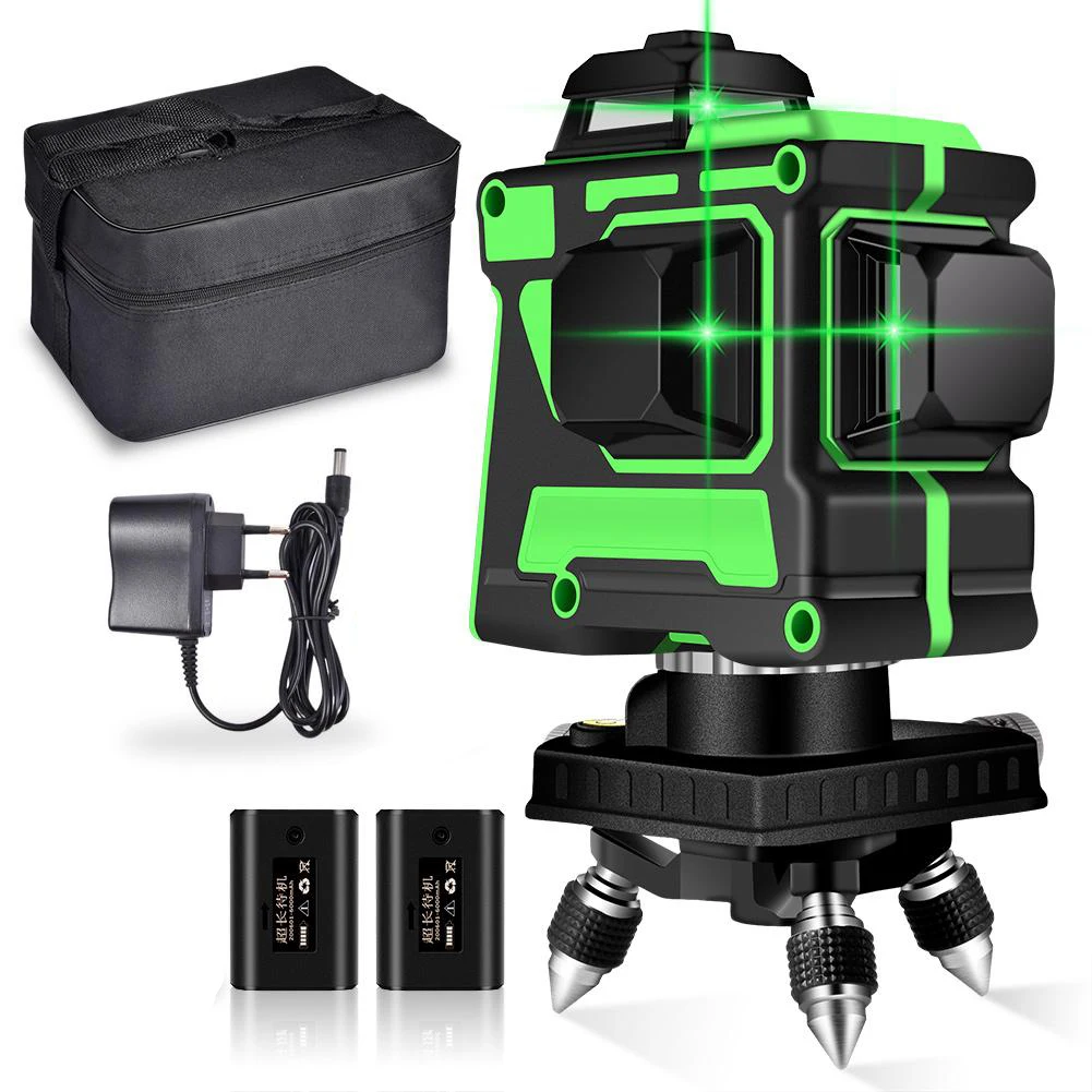 Factory price green laser cross rotary laser level 3d auto rotary construction with tripod