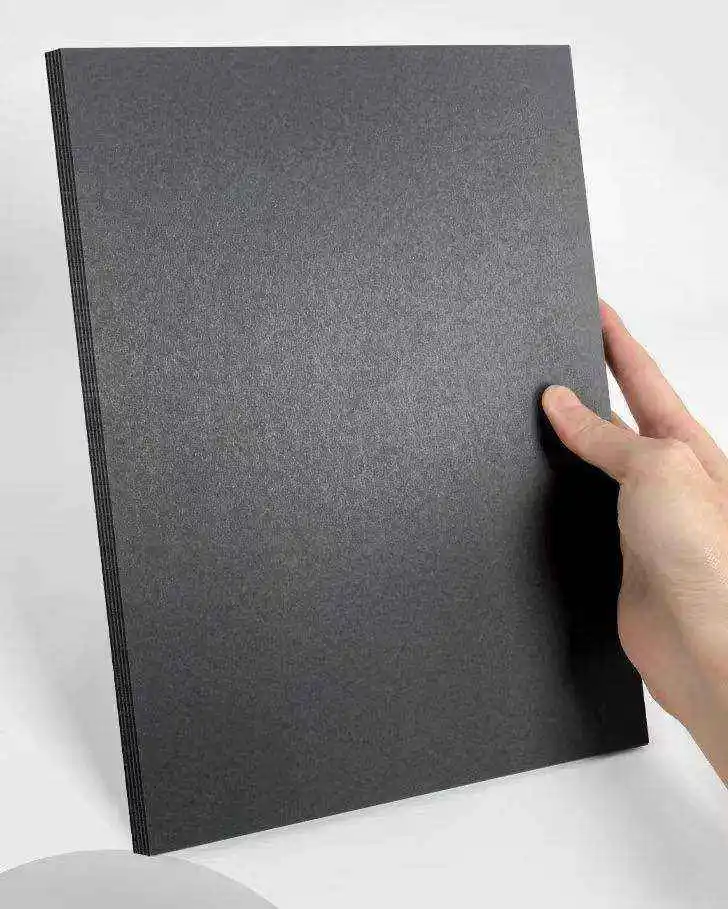 Горячая продажа Заводская индивидуальная Подарочная черная упаковочная бумага для коробок оптом