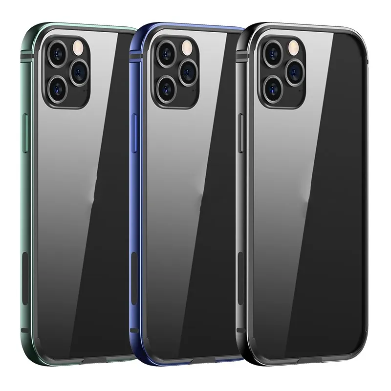 
USAMS Aluminium Alloy TPU Bumper Back Case Cover New Color Combined Design Anti-fall Smart Phone Slim Case For Iphone 12 Pro 