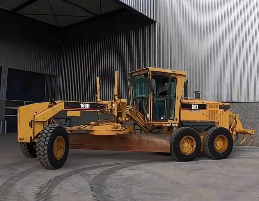 Original Used 160H Road Motor Grader with Core Components-Engine and Pump for Import Sale
