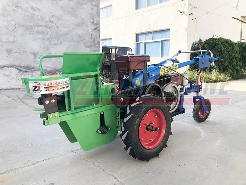 6286 brand new quality single row walking tractor mounted mini corn harvesters