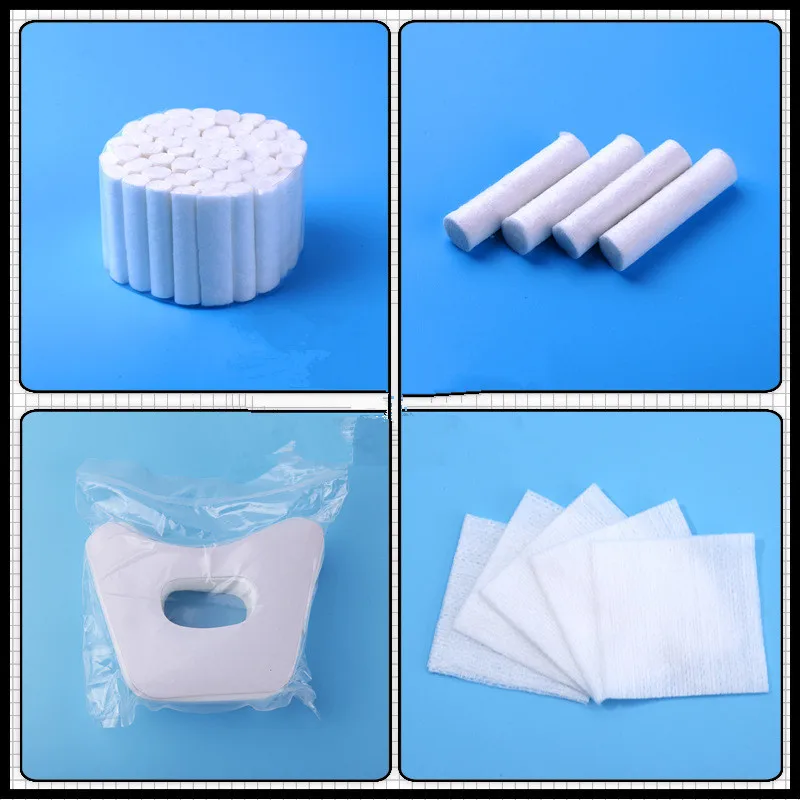 Dental whitening accessories mouth gauze face bibs dental mouth lips protection pad