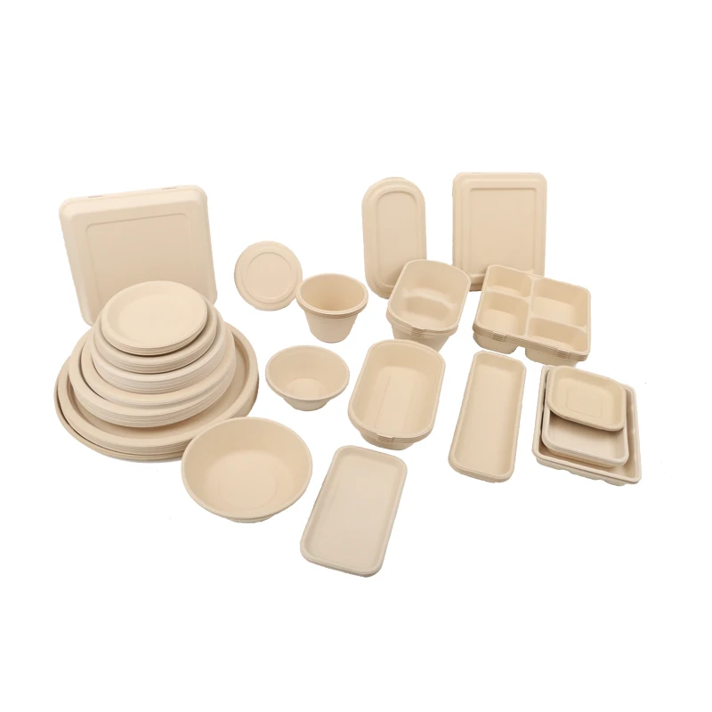 Green Seal Biodegradable Food Paper Plates 6 7 8 9 10 11 12 inch Plates