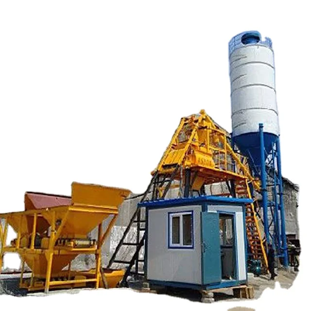 Factory direct sales HZS25 small mobile affordable concrete batching plant