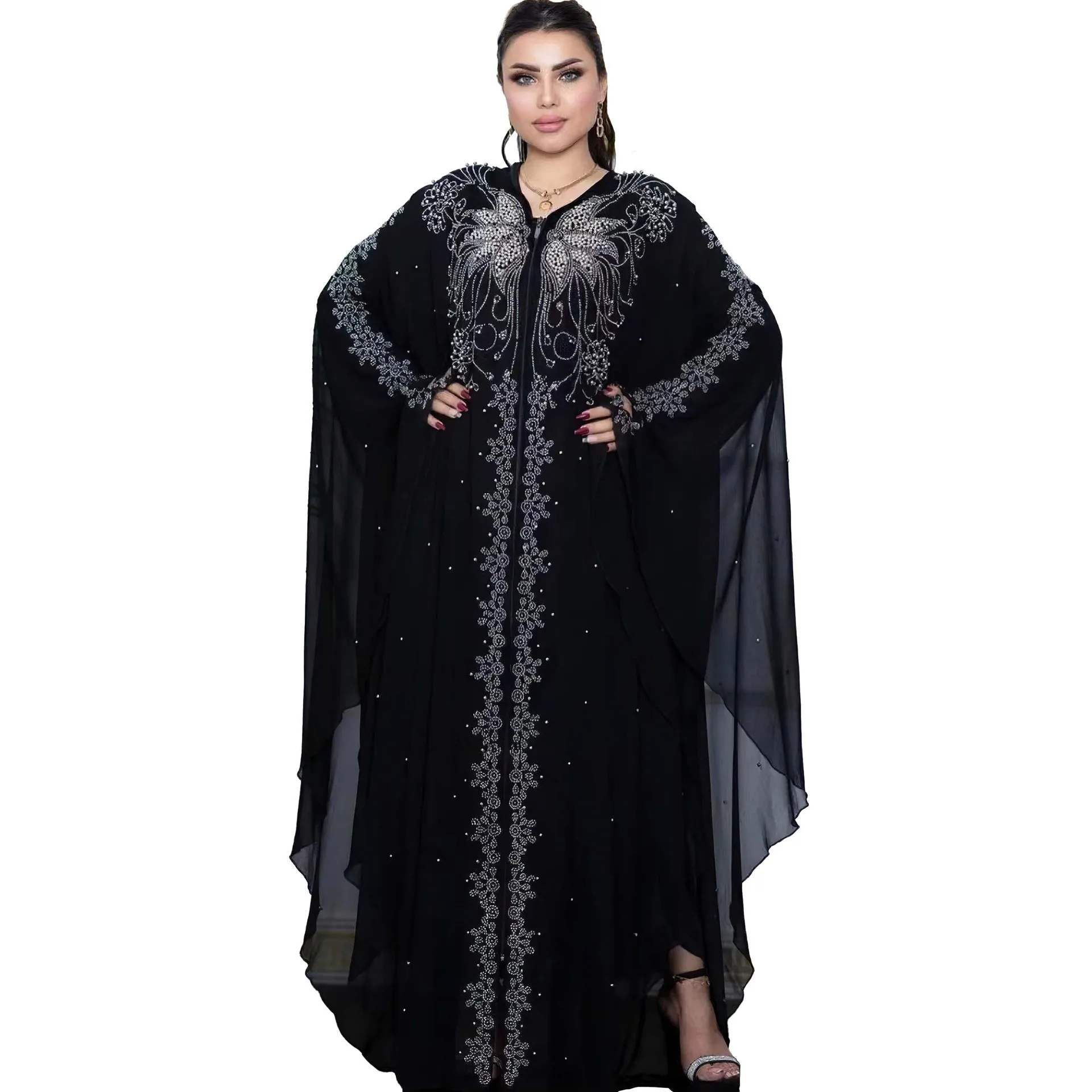 Factory Price Muslim Clothing Quality Traditional Muslim Maxi Moroccan Abaya Clothing
