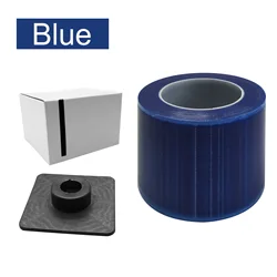 Barrier Film with Dispenser Box Blue Tape Disposable Protective PE Film Barrier for Dental Tattoo 4 x 6 inches 1200 Sheets
