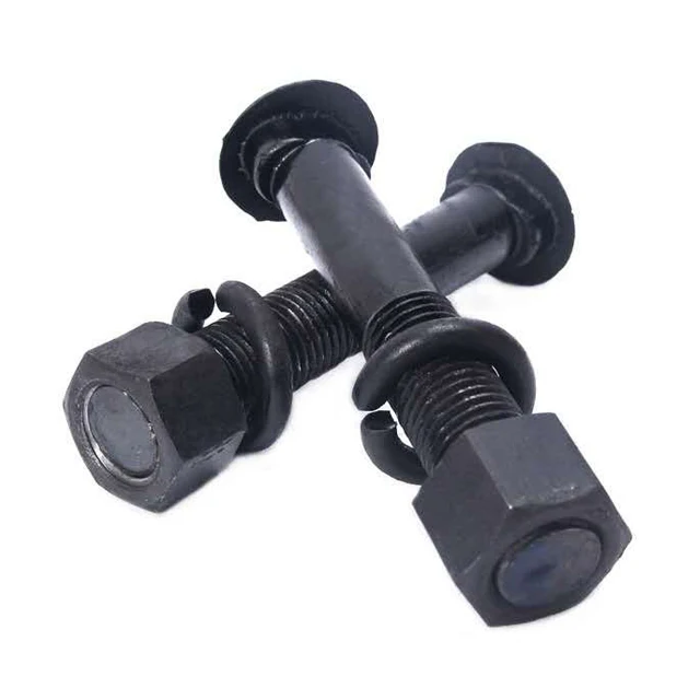 Custom All sizes track bolt fish bolt Round oval neck bolt