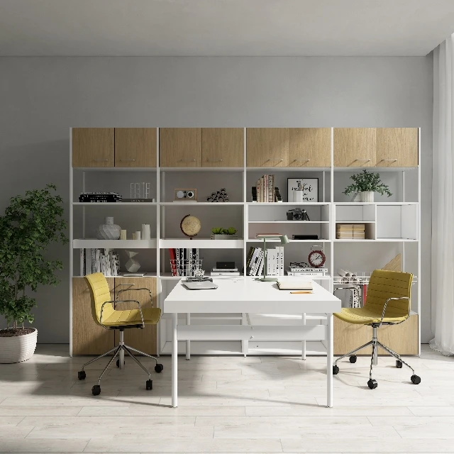 Высококачественный офисный шкаф с открытой полкой и столом утолщенный картотечный для офиса библиотечного использования