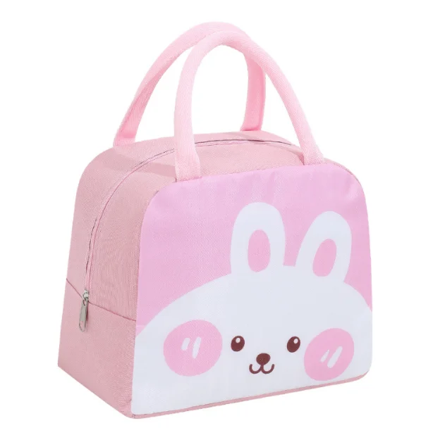 Cuteable Cartoon aluminum foil bento bag   lovely  big capacity for package kinds of foods