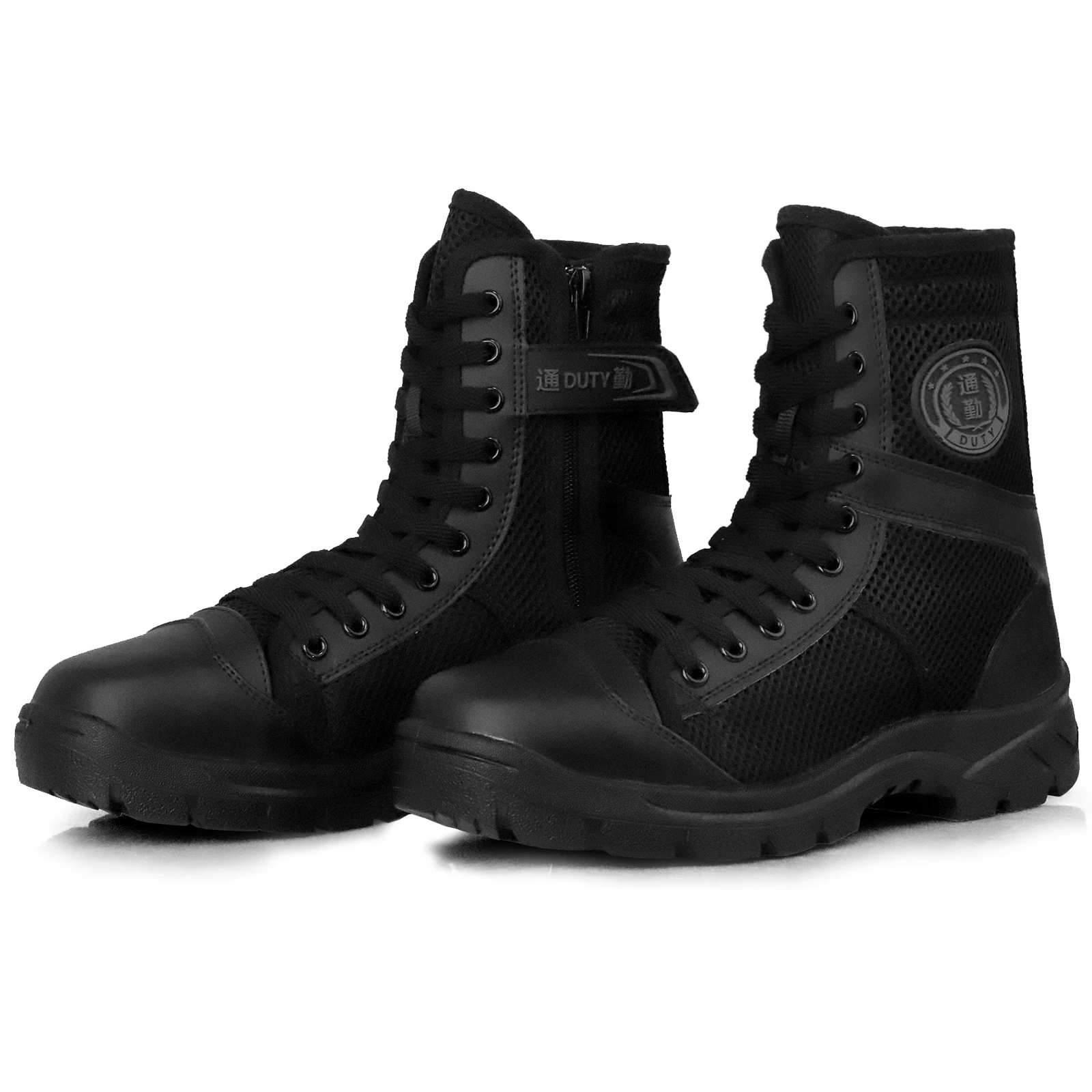 SN307 Cheap Wholesale Outdoor Tactical Boots Lightweight Mesh Fabric  Flat Outsole Breathable Hiking Shoes
