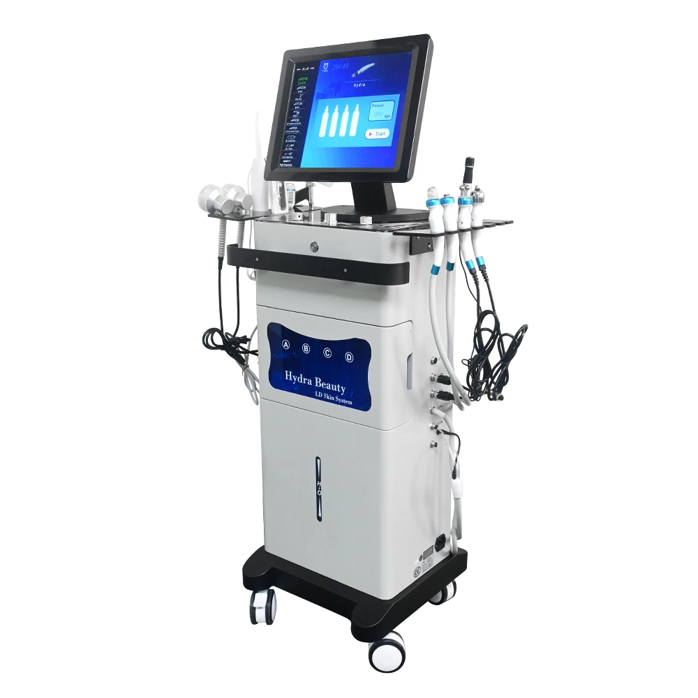 Hot Selling Products Skin Care Hydra Oxygen Jet Dermabrasion Machine Skin Peel 14 in 1 Hydro Facial Beauty Machine