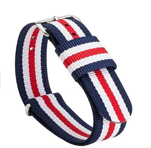 
Nylon Watch Bands NATO Watch Strap Replacement Fabric Ballistic Military 18mm 20mm 22mm 