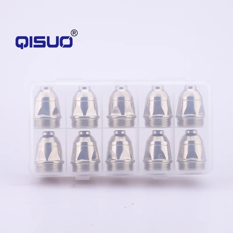 QISUO Level S Дешевые сварные швы с воздушным охлаждением P80 аксессуары для плазменной резки насадки и электроды расходные материалы фрез