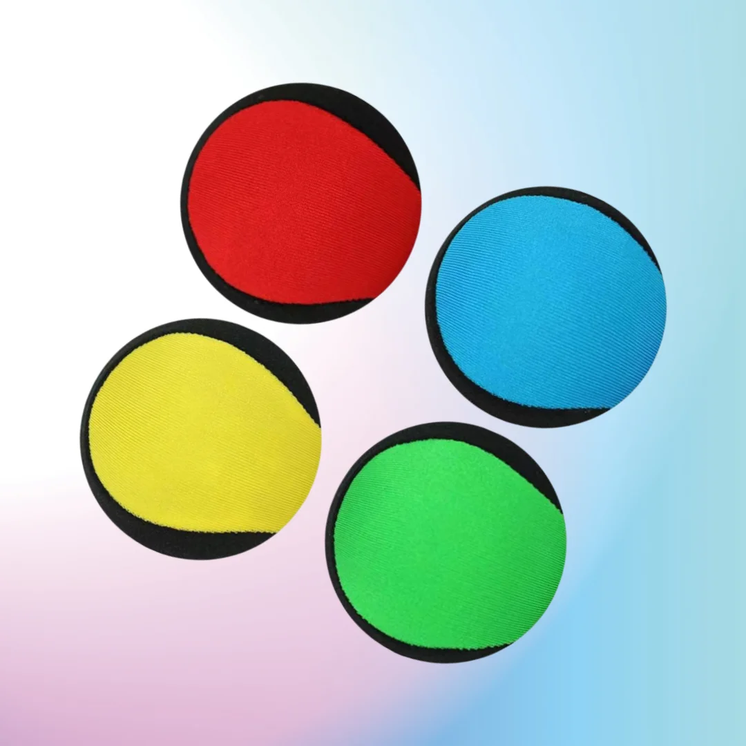 Cloth-Wrapped TPR Gel Water Bouncing Ball Anti-Stress Crazy Skip Skim Splash Toy Ball