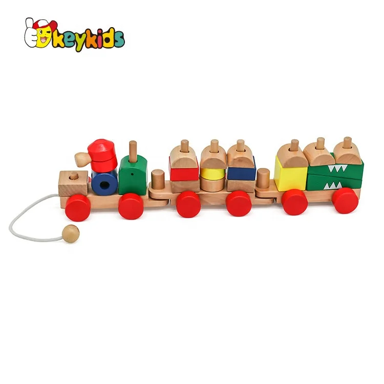 high quality mini wooden transport car carrier truck toy for kids W04A428
