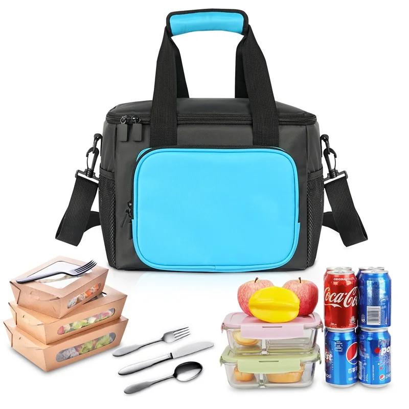 Food Delivery Bag Aluminium Heated Pizza Coffee Thermal Insulated Cooler bag