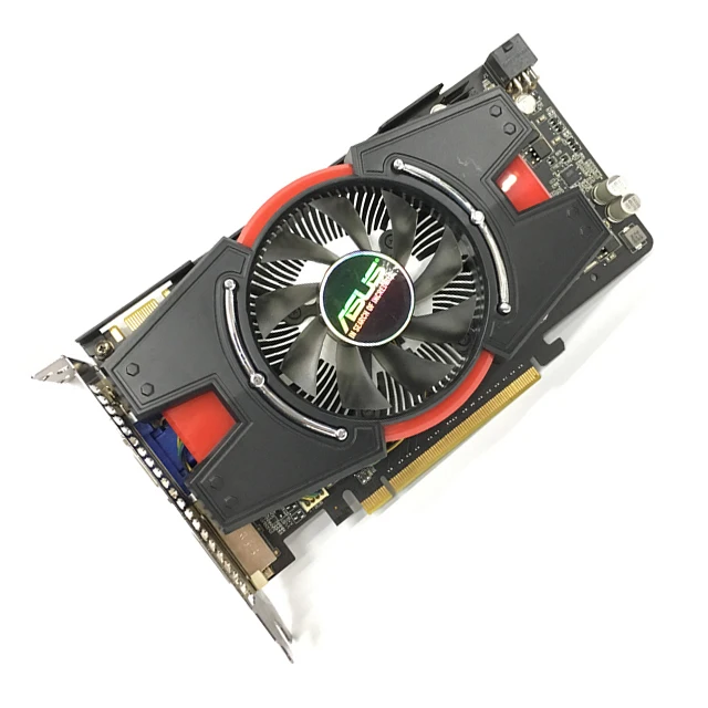 Видеокарта Gtx 550 ti 1 ГБ бит по хорошей цене высокочастотная игровая Карта