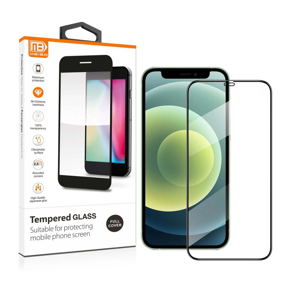 3D шелкография Защита экрана для iPhone 11/12 mini/13 Pro max закаленное стекло пленка совместимая с 5 4 6 1 7