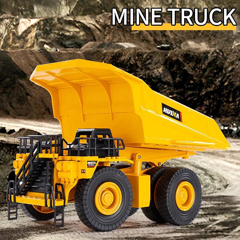 Huina 1154 1:35 Scale ABS Aluminum Alloy Metal Diecast Static Road Roller Wheel Loader Engineering Vehicle Model Toy