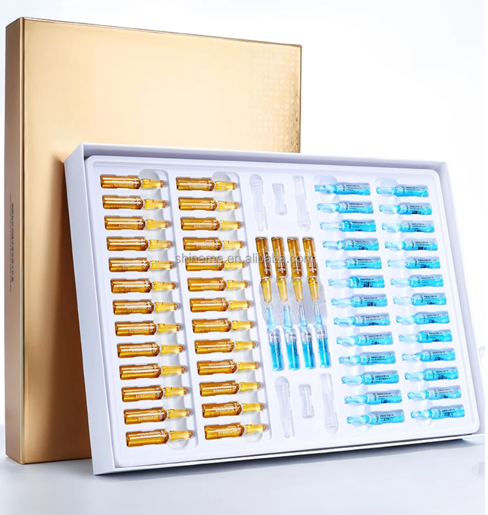 In Stock Niacinamide Whitening Ampoule Serum Rejuvenating Moisturizing Anti Aging Skin Facial Serum Set