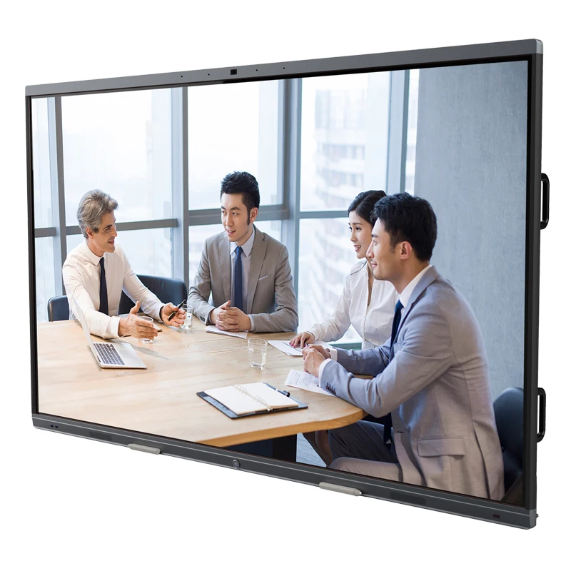 55/65/75/86/98 Inch Portable Interactive Smart Board LED Black Metal Smart Technology Smart Whiteboard Education ROHS I5 CPU