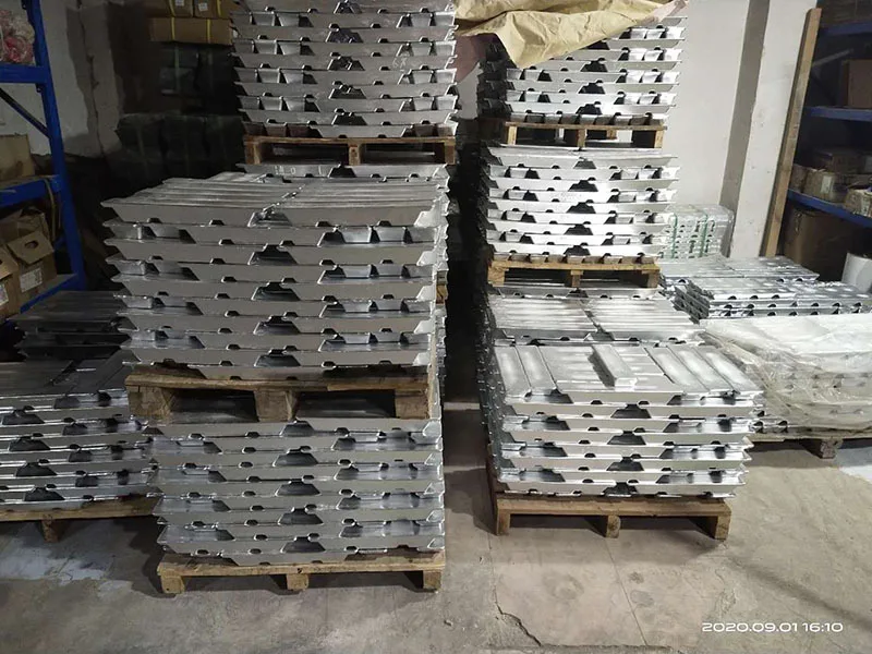 Spot Supply 99.995% High Purity Zinc Ingot 3 5 8 Zinc Alloy Ingot Zamak Alloy Ingot