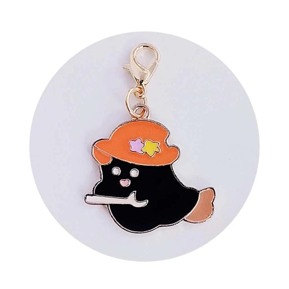 YiWu factory bulk key chain pendant metal key chain kawaii Halloween ghost key chain