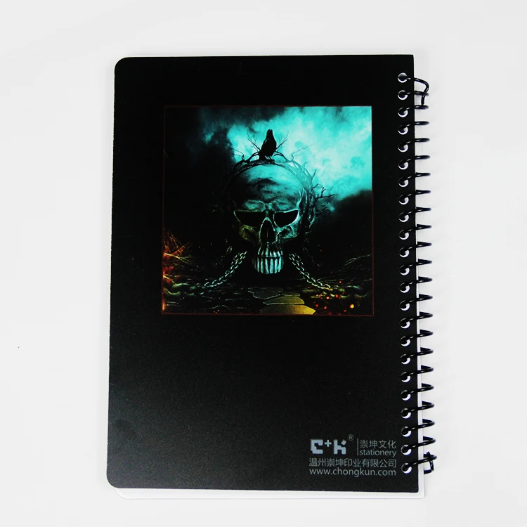 BSCI Audit Factory Personalize Special A4 A5 Size B6 Journal Dairy Promotional Spiral Unique 3D Lenticular Notebook