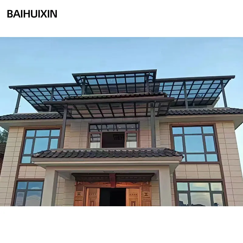 Заводская цена садовый тент уличный Поликарбонат покрытие для крыши патио алюминиевый